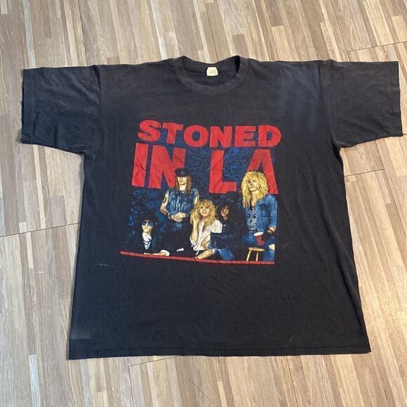 50/50 Other - Vintage guns and roses stoned in LA Mens size XL vintage band t shirt  80s